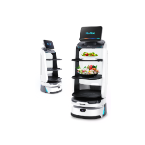 Robot giao hàng LuckiBot Pro phục vụ nhà hàng, khách sạn, bệnh viện, siêu thị