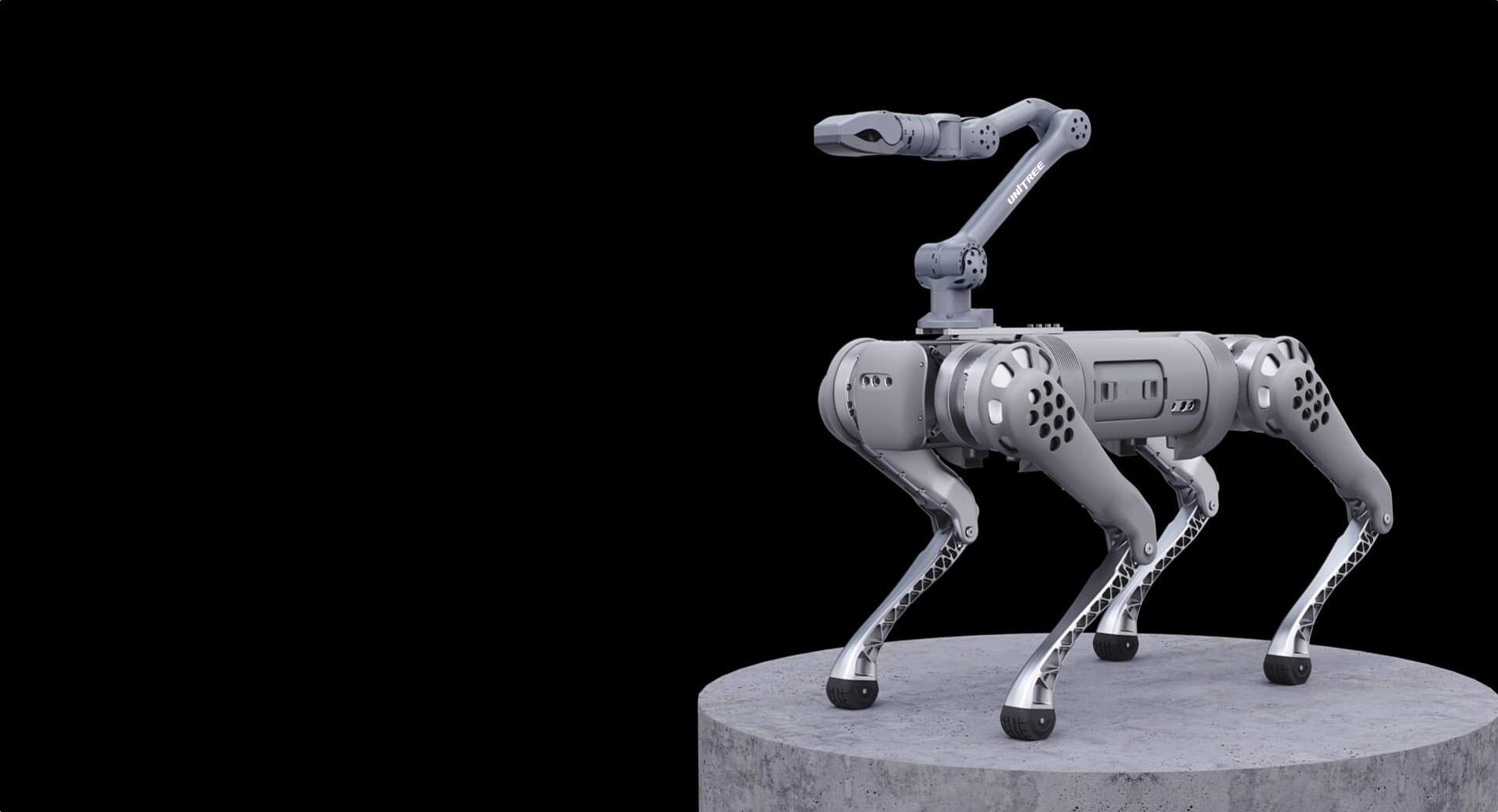 Unitree Z1 tích hợp cùng robot bốn chân Aliengo và B1