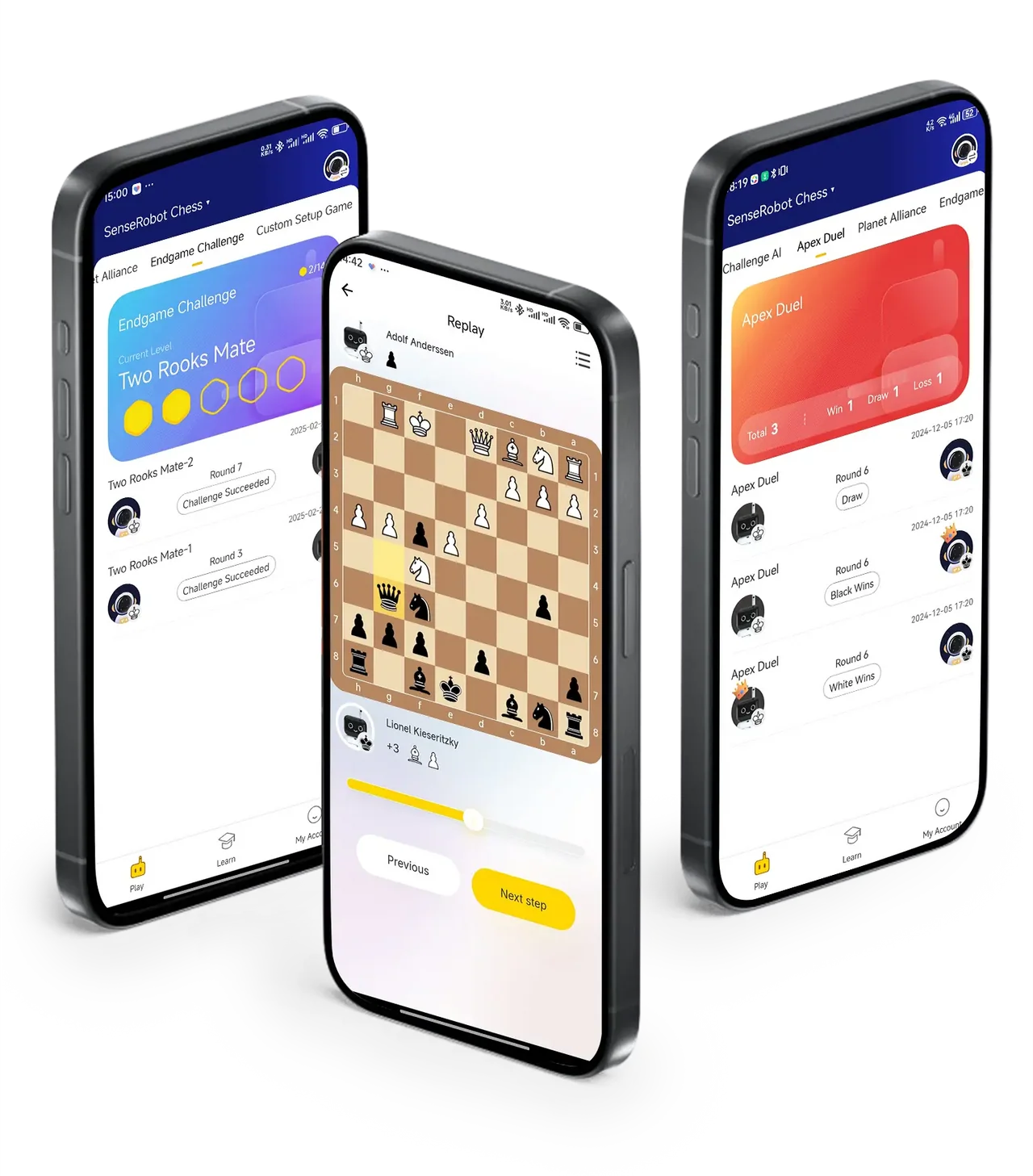 Giao diện ứng dụng SenseRobot