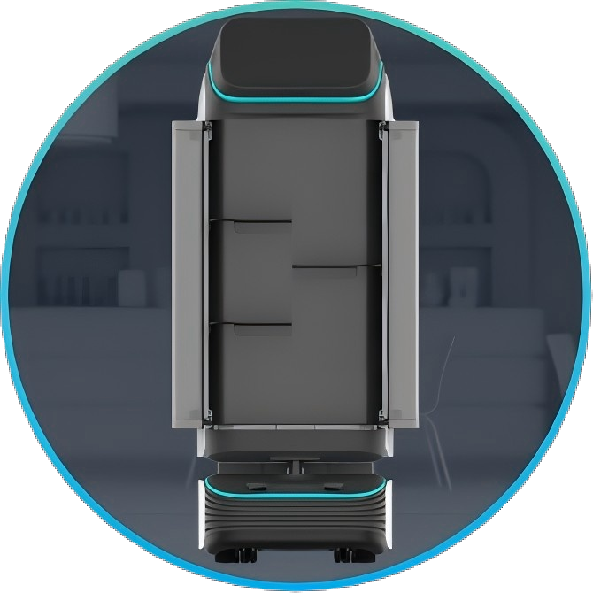 Khoang chứa đồ rộng rãi - KEENON DINERBOT T3