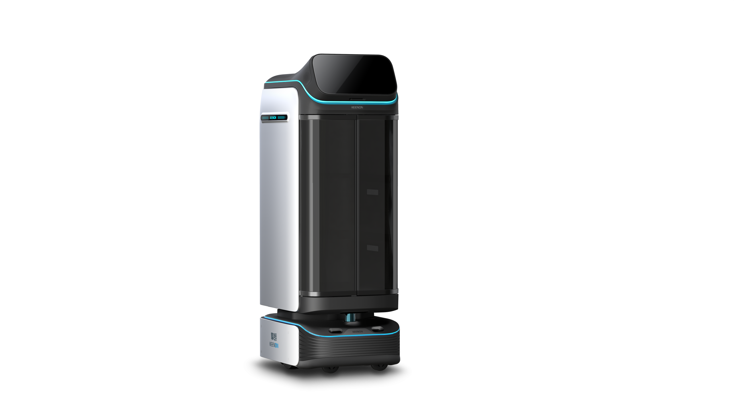 Robot giao đồ ăn khép kín T3 – An toàn, bảo đảm vệ sinh tuyệt đối