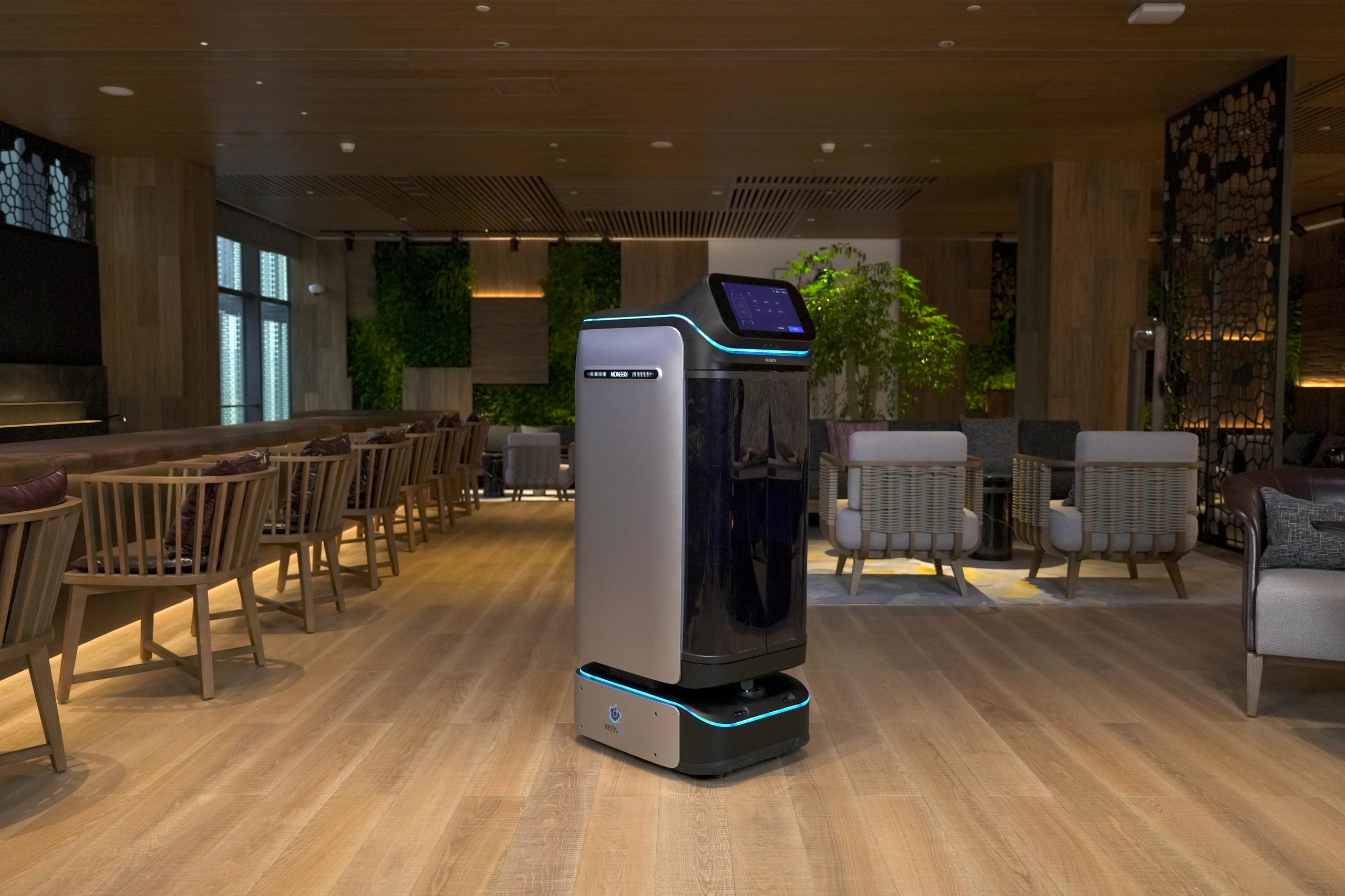 KEENON DINERBOT T3 phục vụ sảnh tiệc