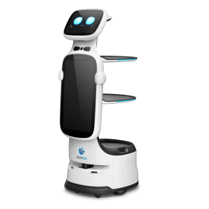 Robot bồi bàn nhà hàng T11 – Chuyên gia giao đồ ăn trong lối đi hẹp
