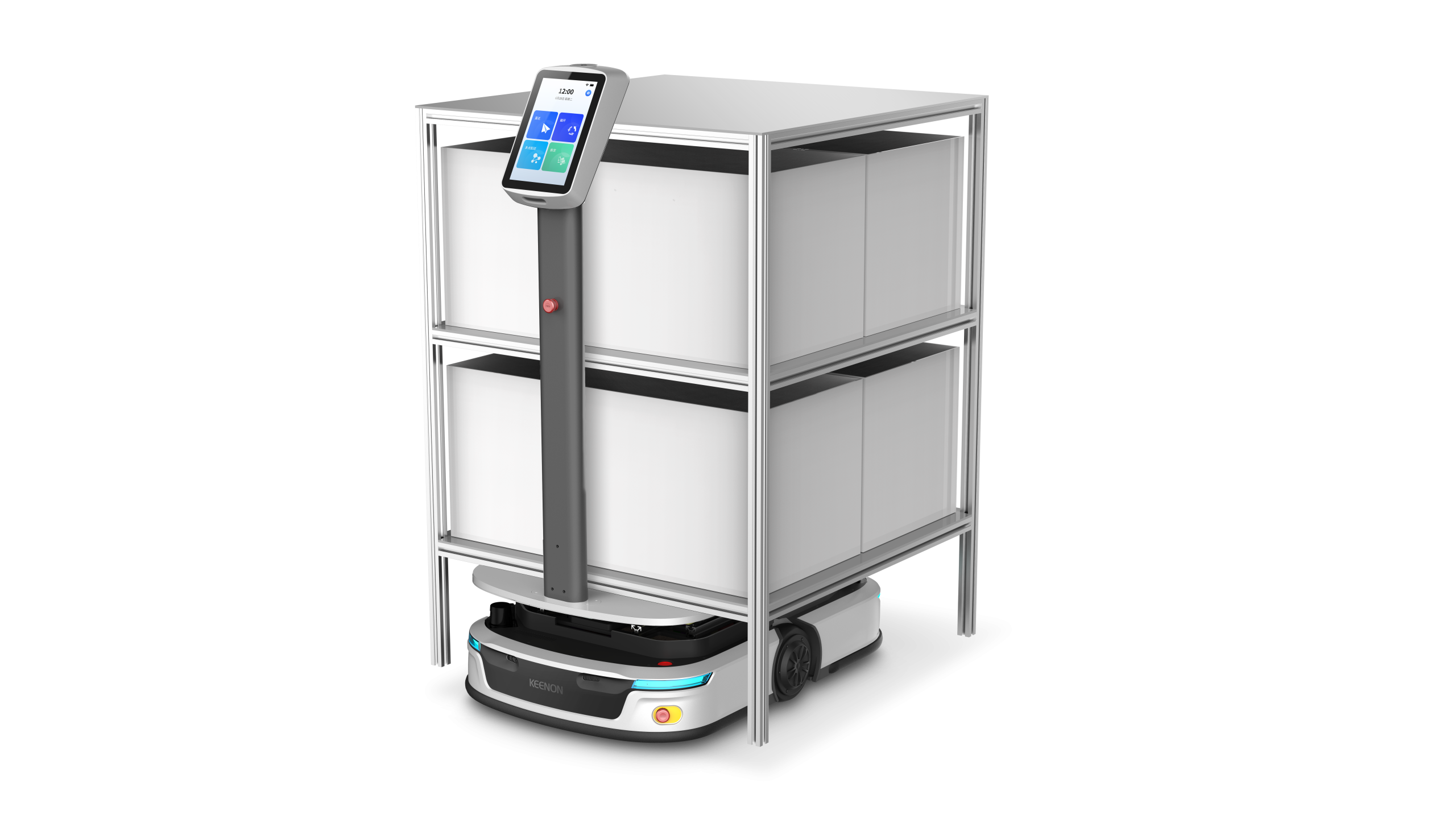 Cấu hình giá đỡ thùng hàng kín - KEENON S300