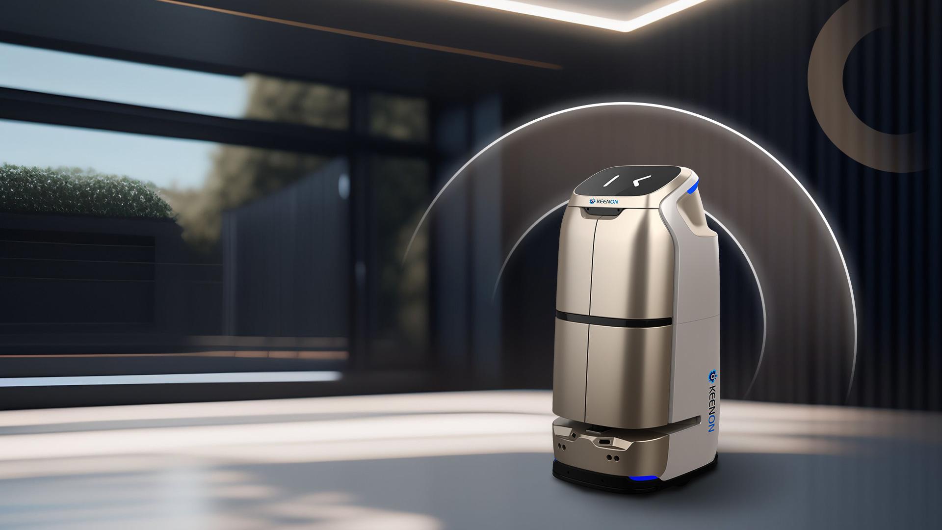 KEENON BUTLERBOT W3 - Robot giao hàng khách sạn di chuyển đa tầng