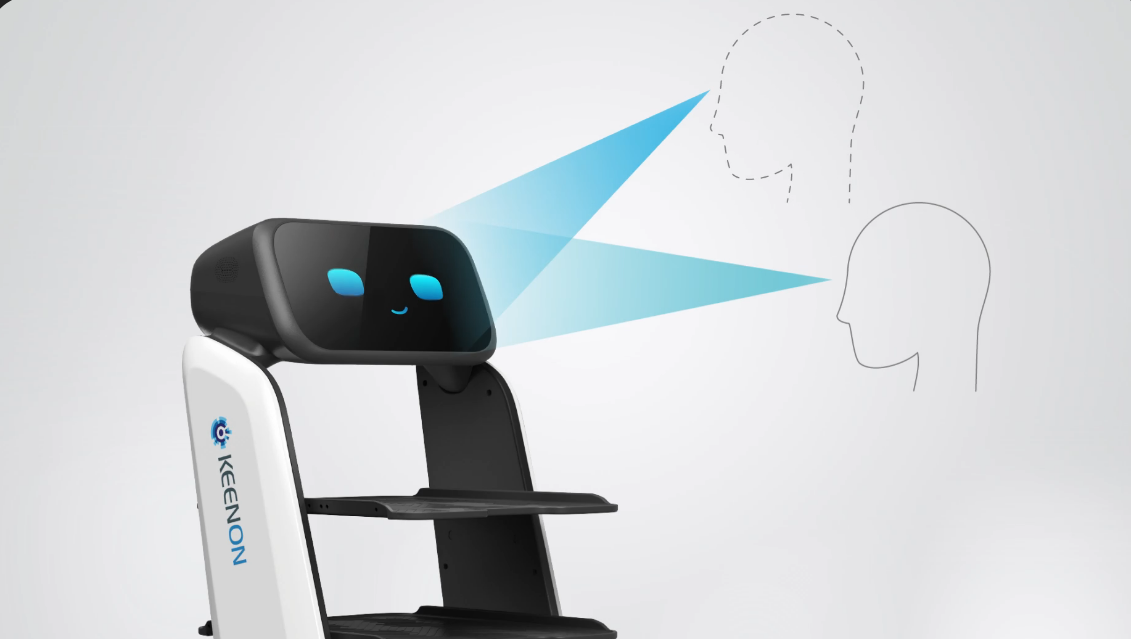 Màn hình cảm ứng lớn độ cao lý tưởng - KEENON DINERBOT T9